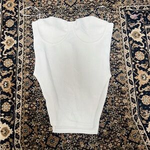 L white/Cream Fashion Nova top